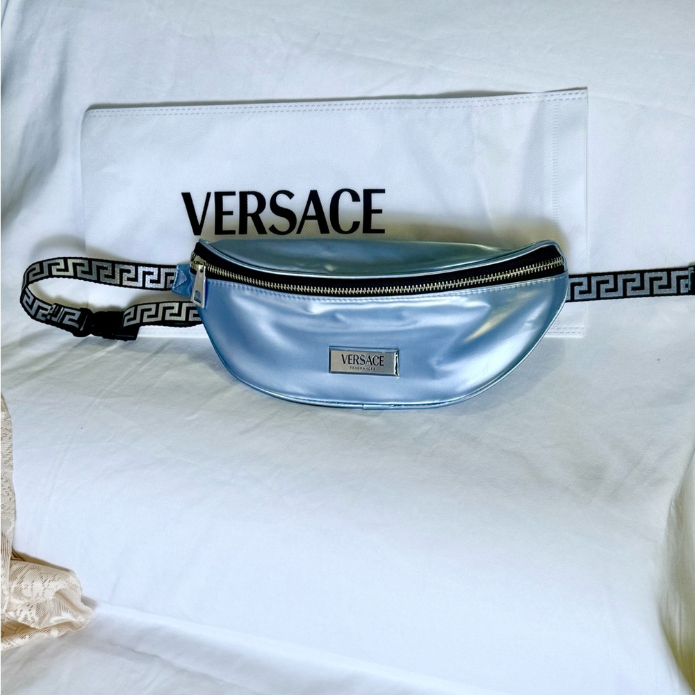 Versace Fragrance Sky Blue Mini Belt Bag/ GWP
